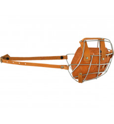 Намордник Металл + Кожа №Р Ротвейлер Zoonik (Зооник) 12015