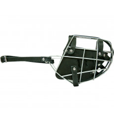 Намордник Металл + Кожа №5 Немецкая Овчарка Zoonik (Зооник) 1208