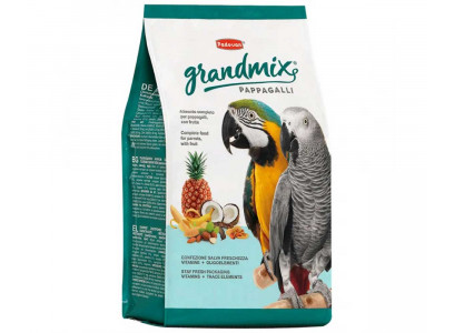 Корм Для Крупных Попугаев Padovan (Падован) Pappagalli Grandmix 2кг 