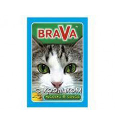 Влажный Корм Brava (Брава) Для Кошек Кролик 100г