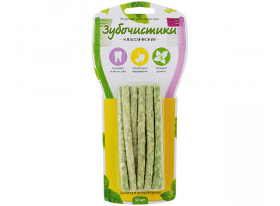 Лакомства Для Собак Зубочистики Палочки Жевательные 85г 10шт 