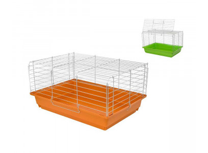 Клетка Для Морских Свинок и Кроликов Дарелэнд ECO Роджер-1 Складная 58*40*30см Хром 4166