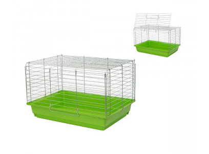 Клетка Для Морских Свинок и Кроликов Дарелэнд ECO Роджер-2 Складная 58*40*38см Хром 4170