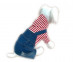 Комбинезон Для Собак Мелких Пород Стиляга Хxl Джинс Красный Pet Fashion (Пет Фешн) 