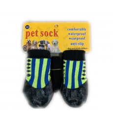 Носки Для Собак Мелких Пород Водоотталкивающие Полоска 5 Салатовый Pet Fashion (Пет Фешн)