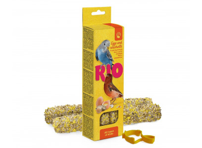 RIO (Рио) Яйцо и Ракушечник Палочки Для Птиц 2*40г 