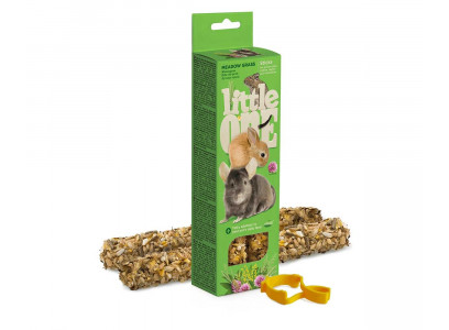 Little One (Литтл Ван) Луговые Травы Палочки Для Морских Свинок Кроликов и Шиншилл 2*55г 