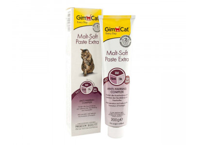 Паста Для Кошек Gimcat (Джимкэт) Мальт Софт Эктра Для Выведения Из Кишечника Шерсти 200г