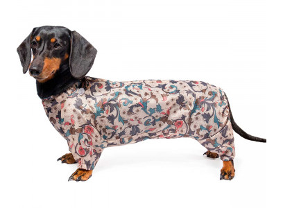 Комбинезон-Дождевик Для Собак Мелких Пород Гамма Кроличья Такса 36см