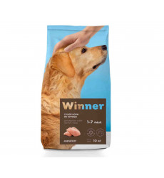 Сухой Корм Winner (Виннер) Для Собак Крупных Пород Курица 10кг