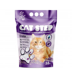 Наполнитель Для Кошачьего Туалета Cat Step (Кэт Степ) Crystal Lavander Силикагель 3,8л