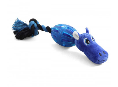 Игрушка Для Собак Мелких и Средних Пород Triol (Триол) Бегемот в Броне 22см Мягкая 12141077