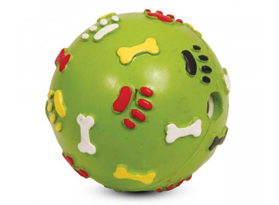 Игрушка Для Собак Triol (Триол) Мяч с Лапками и Косточками 8,5см Ц/Литой Резины 12191096