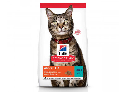 Hills (Хиллс) Science Plan Adult Tuna Сухой Корм Для Кошек Тунец 1,5кг 604720 