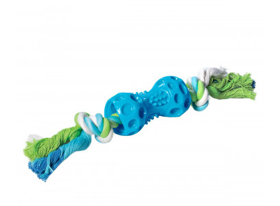 Игрушка Для Собак Triol (Триол) Гантель с Веревкой 10*32см Термопластичной Резины 12191149