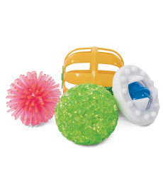 Игрушка Для Кошек Triol (Триол) 3-Мяча/Погремушка 4,5см 22181067 Xw7019