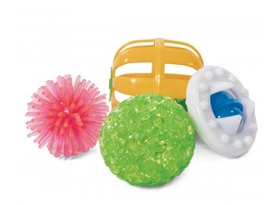 Игрушка Для Кошек Triol (Триол) 3-Мяча/Погремушка 4,5см 22181067 Xw7019