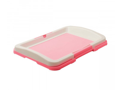 Туалет Для Собак Hello Pet (Хеллоу Пэт) Японский Стиль Малый 48*35*6 см Розовый ​Р102-03
