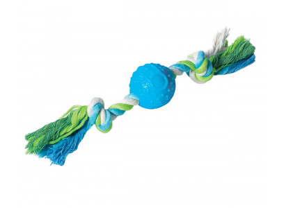 Игрушка Для Собак Triol (Триол) Мяч с Веревкой 5/29см Термопластичной Резины 12191148