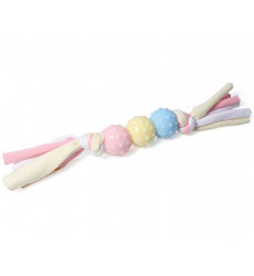 Игрушка Для Щенков Triol (Триол) 3-Мячика с Лентами 7*22см Термопластичной Резины 12191155