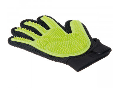 Перчатка для Собак и Кошек Hello Pet (Хелло Пет) Силикон С Шипами На Руку Средняя Салатовая 3001
