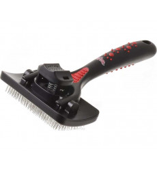 Пуходерка Для Кошек и Собак Hello Pet (Хелло Пет) Самоочищающаяся Автоматическая с Плавной Головой Средняя 32372м