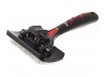 Пуходерка Для Кошек и Собак Hello Pet (Хелло Пет) Самоочищающаяся Автоматическая с Плавной Головой Средняя 32372м 