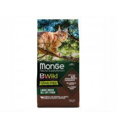 Сухой Корм Monge (Монж) Для Кошек Крупных Пород Мясо Буйвола Cat Bwild Grain Free 1,5кг