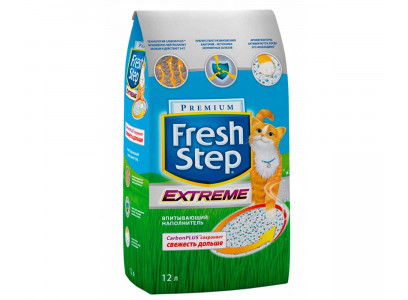 Наполнитель Для Кошачьего Туалета Fresh Step (Фреш Степ) Тройная Защита 6,35кг (1*3)  