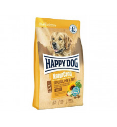 Сухой Корм Happy Dog (Хэппи Дог) Для Собак Птица и Рис Naturcroq Gefluegel Pur & Reis 1кг