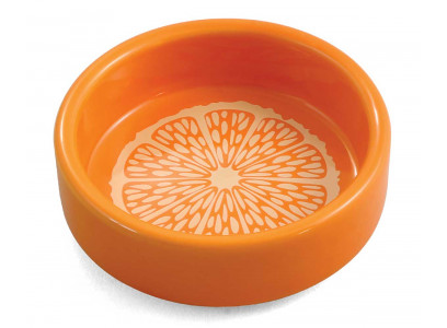 Миска Для Грызунов Triol (Триол) Апельсин 100мл Керамическая 8,5*2,5см 30231001