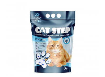 Наполнитель Cat Step (Кэт Степ) Crystal Blue Силикагель Для Кошек 3л 20363008