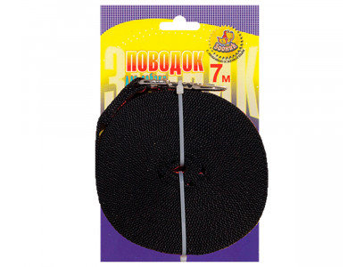 Поводок Капрон 7м*25мм Карабин  Zoonik (Зооник) 1135