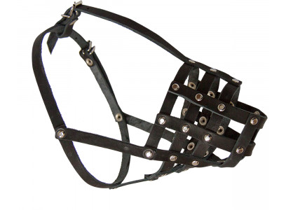 Намордник Кожа №4 Восточноевропейская Овчарка  Zoonik (Зооник) 12113