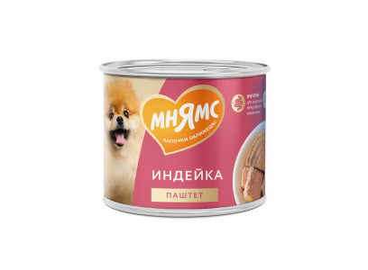 Консервы Для Собак Мнямс Индейка Паштет Комфортное Пищеварение 200г 