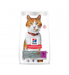 Сухой Корм Hills (Хиллс) Для Взрослых Стерилизованных Кошек в Возрасте 1-6 Лет Утка Science Plan Feline Sterilised Cat Adult 1-6 Duck 3кг 607278