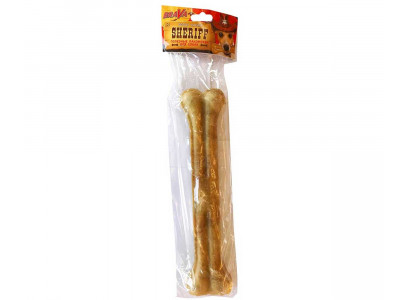 Лакомство Для Собак Brava (Брава) Шериф Sheriff Сыромятная Прессованная Косточка 12 30см Hp-Y-0004