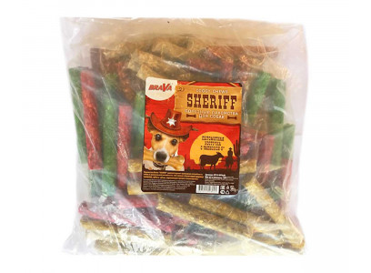 Лакомство Для Собак Brava (Брава) Шериф Sheriff Сыромятная Палочка с Тапиокой 5 12,5см Hp-K-0016a