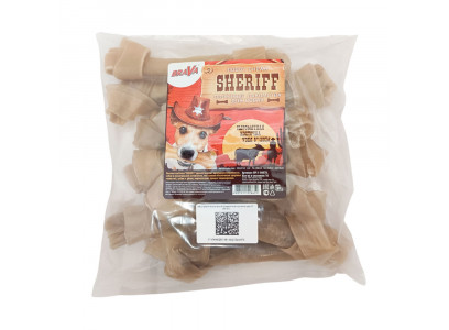 Лакомство Для Собак Средних и Крупных Пород Сыромятная Косточка Узел 8 20см 10шт Brava Sheriff (Брава Шериф) Hp-J-007b