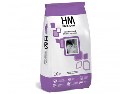 Сухой Корм Наша Марка (НМ) Для Кошек Ягненок и Рис Гипоаллергенный 10кг 774851 