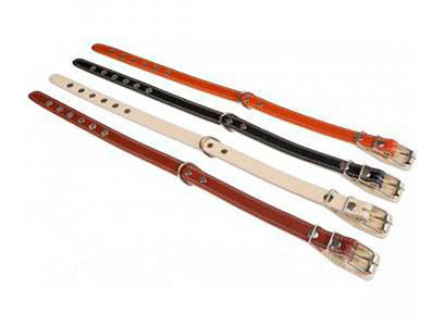 Ошейник Для Собак Брава №25 2 Слоя Не Украшен Кольцо Посередине Арт626