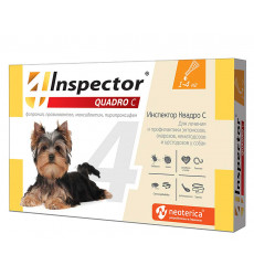 Капли Для Собак Inspector (Инспектор) Quadro 1-4кг Neoterica I304