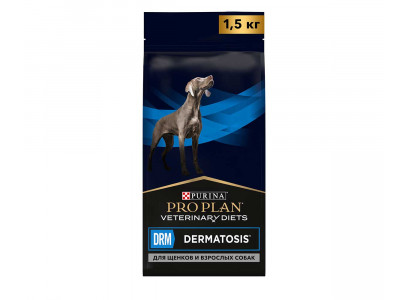 Лечебный Сухой Корм Pro Plan (ПроПлан) Для Собак При Дерматозах Purina Veterinary Diets Drm Dermatosis 1,5кг 