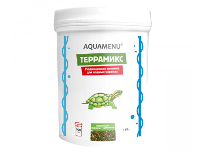 Корм Для Водных Черепах Aquamenu (Акваменю) Террамикс 600мл-130г