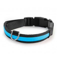 Ошейник Для Собак Средних Пород Triol (Триол) Night City M Светодиодный Синий 2,5см*31-41см 11271014