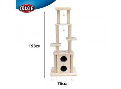 Домик-Когтеточка Для Кошек Trixie (Трикси) Lydia 76*58*193см Бежевый 44441 