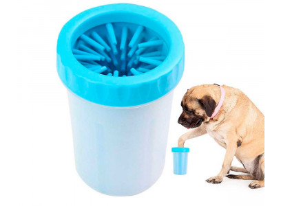 Лапомойка Для Собак Мелких и Средних Пород Уют L 10,2*8,2*14,5см Лм05 Голубая 