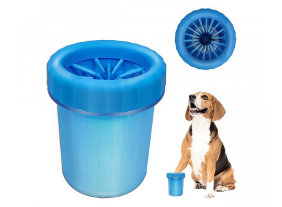 Лапомойка Для Собак Мелких Пород и Кошек Уют S 8,5*7,5*11см Лм02 Голубая 