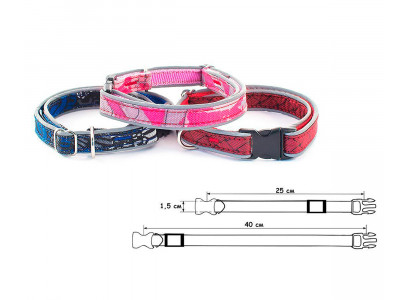 Ошейник  Светоотражающий Tex-Reflex 15мм 25-40см Дарелэнд Da411215