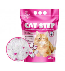 Наполнитель Для Кошачьего Туалета Cat Step (Кэт Степ) Crystal Pink Силикагель 3,8л 20363016